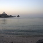 Port widziany z parku - Muscat
