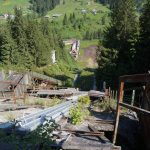 Worochta, Ukraina – Opuszczony kompleks skoczni narciarskich