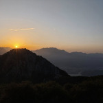 Wschód słońca Rifugio S.E.V