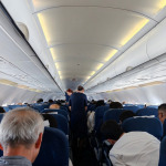 Wnętrze samolotu Uzbekistan Airways
