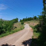 Widok na drogę we wsi Shuldak