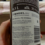 Rum na wieczór Butelka chorwackiego rumu kupiona w Ochrydzie