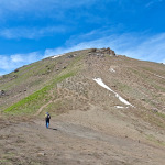 Podejście podczas trekkingu w Górach Czatkalskich w Uzbekistanie
