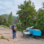 Koniec trekkingu przy Pionier Camp Komarova w Beldersoy